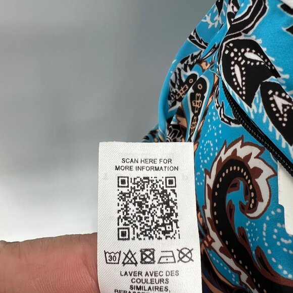 Topshop Boho Halter Cutout Maxi Dress Blue Black Size 2 NWOT - Picture 8 of 9